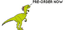Wave Hello Sticker by Dinosaurs Doing Stuff