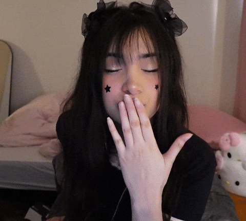 Flying Kiss Twitch GIF