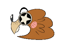 fraffrog happy hedgehog rupert riccio Sticker