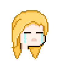 Sad Girl Sticker