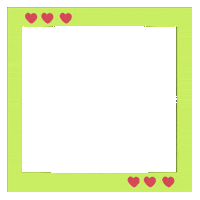 Ringosplay love green post hearts Sticker