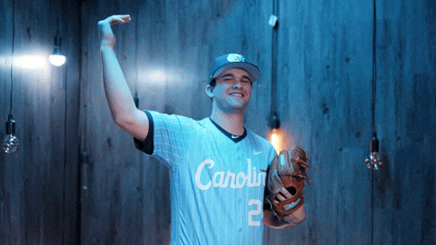 University Of North Carolina Baseball GIF by UNC Tar Heels