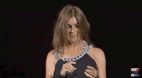 cfda awards 2019 carine roitfield GIF by CFDA