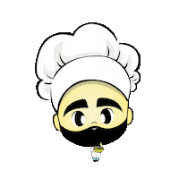 Chef Cooking Sticker
