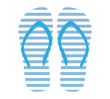 Flip Flop Summer Sticker