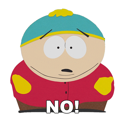 Eric Cartman No Sticker by South Park
