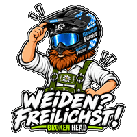 Hallo Na Klar Sticker by Broken Head