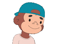 Think About It Sticker by Just Ape