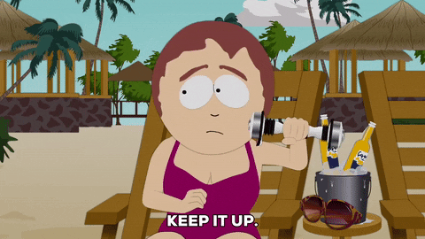 workout sharon marsh GIF by South Park 