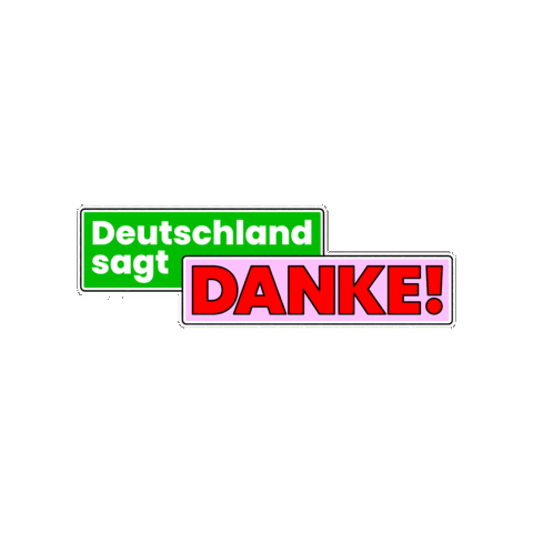 Danke Sticker by SFBerlin