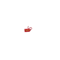 Christmas Santa Sticker by Nakkia Gold