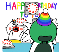 Happy Birthday Girlfriend Sticker by kwaesam