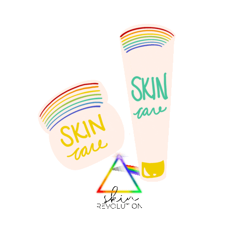 SkinRevolution face skincare california self care Sticker