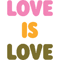 gay pride love Sticker