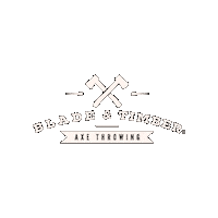 Swell_Spark axethrowing bladeandtimber whitelogobt Sticker