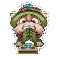 Scared Oh No Sticker by League of Legends