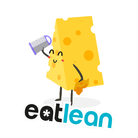 eatleancheese cheese protein cheesy cheesey Sticker