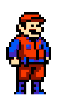 Super Mario Bros Pixel Sticker by HAZ