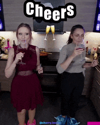 Party Drinking GIF by Cherry Johnson