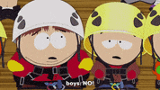 scared eric cartman GIF by South Park 