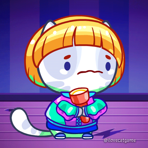 Scared Cat GIF by Mino Games