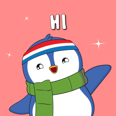 Wave Waving GIF by Pudgy Penguins