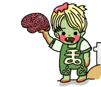 Angry Trick Or Treat Sticker