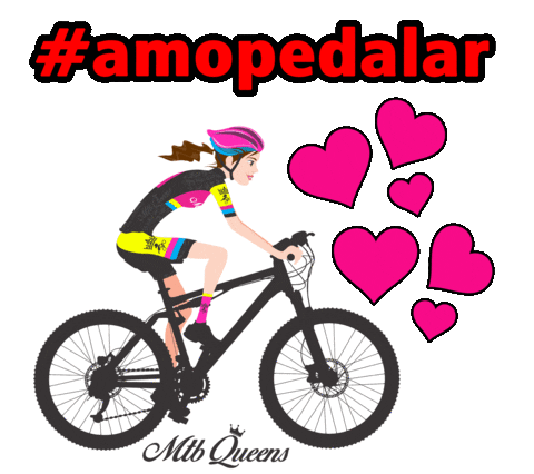 Mountainbike Ciclista Sticker by Mtb Queens