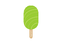 Houjewafel pandan cakesicle houjewafel pandanlover Sticker