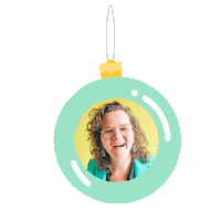 Studioleuks kerstbal studioleuks leukskerst ikbeneenkerstbal Sticker
