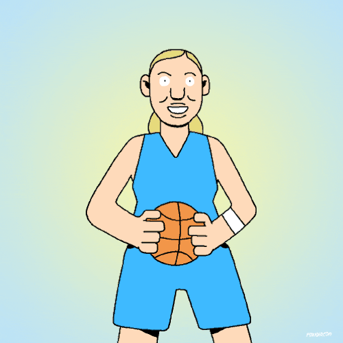 Becky Hammon Basketball GIF by Animation Domination High-Def