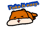 Take It Easy Sticker
