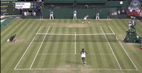 Gauff drop volley winner