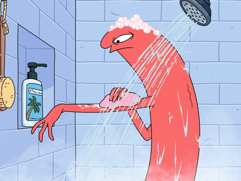 Shower Allan GIF by Adult Swim