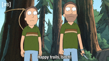 Rick And Morty Forest GIF by Adult Swim