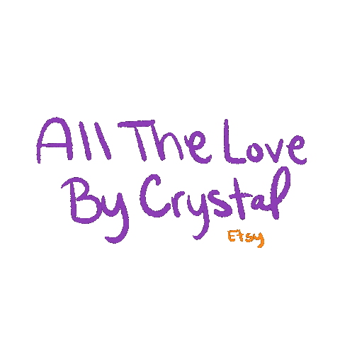 allthelovebycrystal small business etsy etsy shop sticker shop Sticker