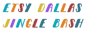 etsydallas craft shop local etsy jingle bash Sticker