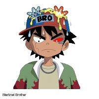 Im Not Angry Sticker by Bad Timing Studio