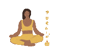 Women Yoga Sticker