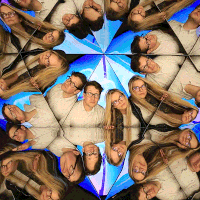 photobooth portrait kaleidoscope timeframe GIF