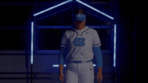 Softball Game Face GIF by UNC Tar Heels