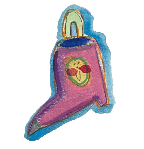 Boots Shoe Sticker by Holly Simple