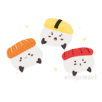 hugsmartpet sushi dog toy dog toys dogtoy Sticker