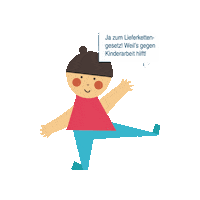 Kinderarbeitstoppen Sticker by Dreikönigsaktion