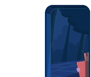 Robot Moving Sticker by namecheap