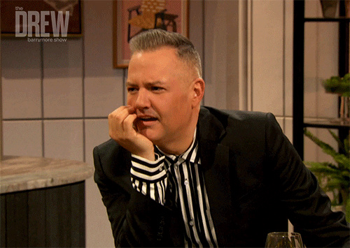Ross Mathews Reaction GIF by The Drew Barrymore Show