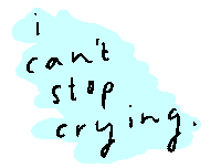 Cry Crying Sticker by teganiversen
