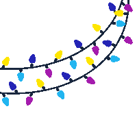 Christmas Blinking Sticker by Lulu Press