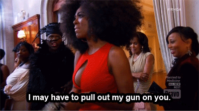 real housewives gun GIF