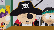 eric cartman pirate GIF by South Park 